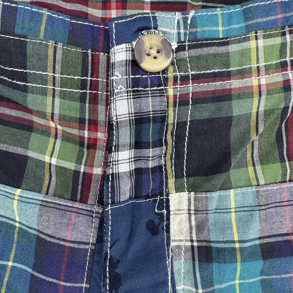 NWT Walt Disney World Cruise Line Patchwork Shorts Men’s 42 Mickey Embroidered - Picture 6 of 15